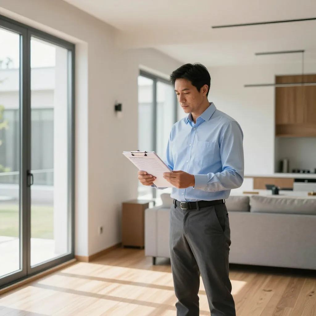 Reviewing a commercial property inspection report